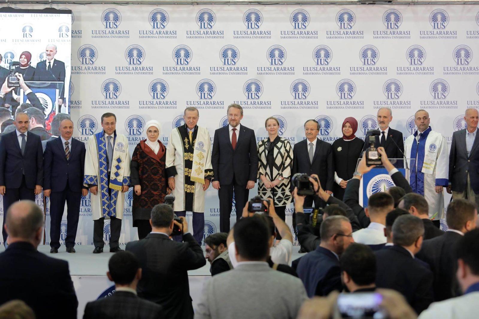 Türkiye Cumhuriyeti Cumhurbaşkanı Recep Tayyip Erdoğan’a IUS’ta Onursal Doktora Diploması Verildi