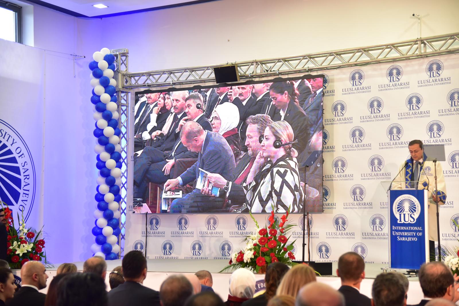 Türkiye Cumhuriyeti Cumhurbaşkanı Recep Tayyip Erdoğan’a IUS’ta Onursal Doktora Diploması Verildi