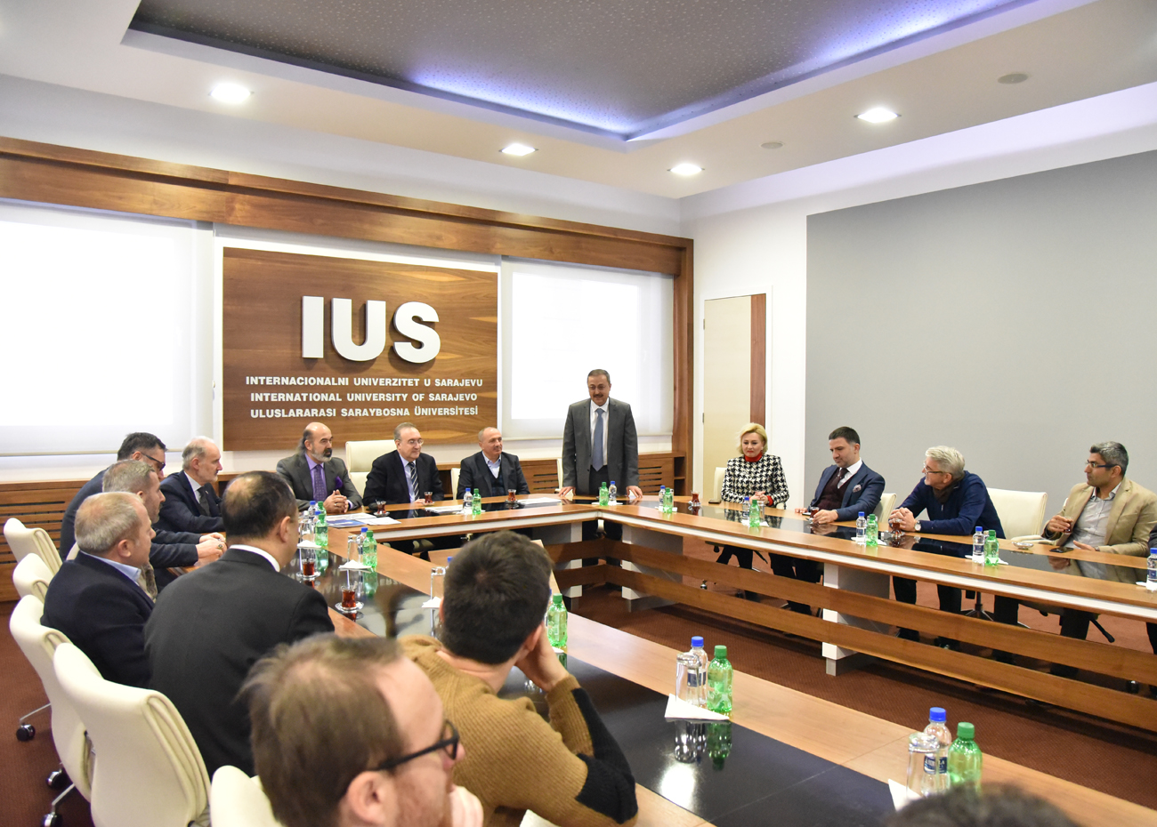 İstanbul Ticaret Odası Başkanı ve Uluslararası İşadamları Forumu Yönetimi, Üniversitemizi Ziyaret etti