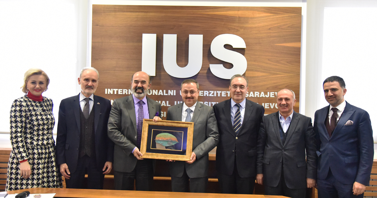 İstanbul Ticaret Odası Başkanı ve Uluslararası İşadamları Forumu Yönetimi, Üniversitemizi Ziyaret etti