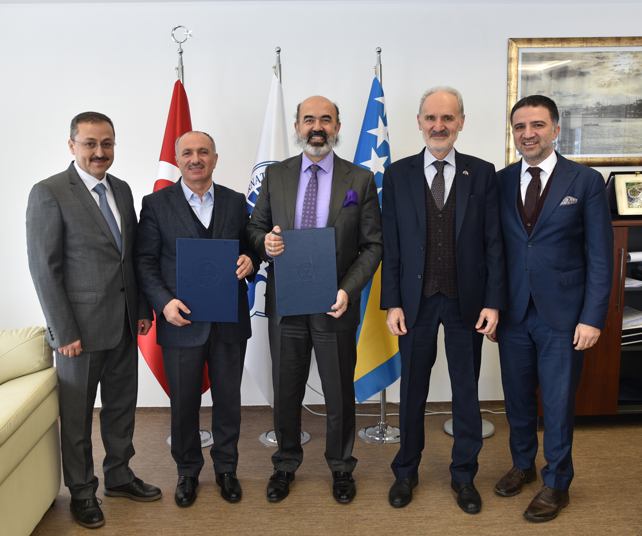 İstanbul Ticaret Odası Başkanı ve Uluslararası İşadamları Forumu Yönetimi, Üniversitemizi Ziyaret etti